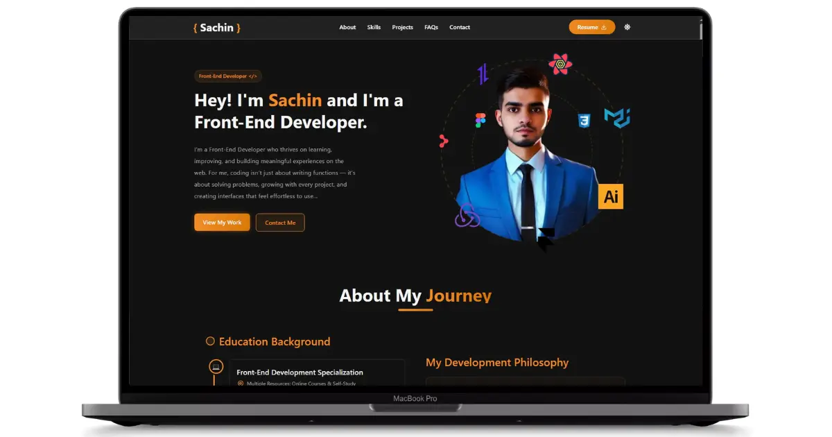 Portfolio Screenshot